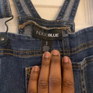 Maternity Blue Jean Overalls